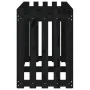 Arriate elevado jardín con valla madera pino negro 150x50x70cm de vidaXL, Maceteros y jardineras - Ref: Foro24-832499, Precio...