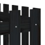 Arriate elevado jardín con valla madera pino negro 150x50x70cm by vidaXL, Pots and planters - Ref: Foro24-832499, Price: 64,0...