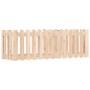 Raised garden bed with solid pine wood fence 150x50x50cm by vidaXL, Pots and planters - Ref: Foro24-832492, Price: 46,21 €, D...