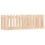 Raised garden bed with solid pine wood fence 150x50x50cm by vidaXL, Pots and planters - Ref: Foro24-832492, Price: 45,67 €, D...