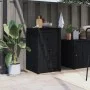 Puertas para cocina exterior madera maciza pino negro 50x9x82cm de vidaXL, Puertas de armarios - Ref: Foro24-832361, Precio: ...