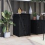 Türen für die Außenküche massives Kiefernholz schwarz 50x9x82cm von vidaXL, Schranktüren - Ref: Foro24-832361, Preis: 36,26 €...