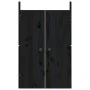 Puertas para cocina exterior madera maciza pino negro 50x9x82cm de vidaXL, Puertas de armarios - Ref: Foro24-832361, Precio: ...