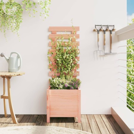 Planter with solid Douglas wood shelf 39x39.5x114 cm by vidaXL, Pots and planters - Ref: Foro24-832520, Price: 51,98 €, Disco...