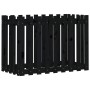 Hochbeet mit Zirbenholzzaun schwarz 100x50x70cm von vidaXL, Töpfe und Pflanzgefäße - Ref: Foro24-832484, Preis: 49,45 €, Raba...