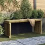 Ausziehbare Gartenbank imprägniertes Kiefernholz 212,5x40,5x45 cm von vidaXL, Gartenbänke - Ref: Foro24-832529, Preis: 109,36...