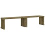Ausziehbare Gartenbank imprägniertes Kiefernholz 212,5x40,5x45 cm von vidaXL, Gartenbänke - Ref: Foro24-832529, Preis: 113,89...