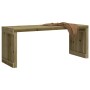 Ausziehbare Gartenbank imprägniertes Kiefernholz 212,5x40,5x45 cm von vidaXL, Gartenbänke - Ref: Foro24-832529, Preis: 113,89...