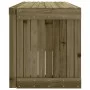 Ausziehbare Gartenbank imprägniertes Kiefernholz 212,5x40,5x45 cm von vidaXL, Gartenbänke - Ref: Foro24-832529, Preis: 109,36...