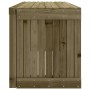 Ausziehbare Gartenbank imprägniertes Kiefernholz 212,5x40,5x45 cm von vidaXL, Gartenbänke - Ref: Foro24-832529, Preis: 113,89...