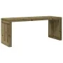 Ausziehbare Gartenbank imprägniertes Kiefernholz 212,5x40,5x45 cm von vidaXL, Gartenbänke - Ref: Foro24-832529, Preis: 109,36...