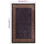 Washable non-slip black and gold rug 120x170 cm by vidaXL, Rugs - Ref: Foro24-373982, Price: 34,99 €, Discount: %