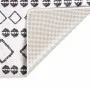 Schwarz-weißer, rutschfester, waschbarer Teppich, 120 x 170 cm von vidaXL, Teppiche - Ref: Foro24-373996, Preis: 34,81 €, Rab...