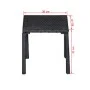 Sun loungers with black synthetic rattan table by vidaXL, Loungers - Ref: Foro24-42497, Price: 342,73 €, Discount: %