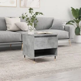 Mesa de centro madera de ingeniería gris hormigón 50x46x50 cm de vidaXL, Mesas de centro - Ref: Foro24-830900, Precio: 42,27 ...