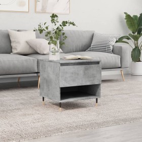 Concrete gray engineered wood coffee table 50x46x50 cm by vidaXL, Coffee table - Ref: Foro24-830900, Price: 42,73 €, Discount: %