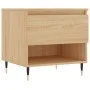 Mesa de centro madera de ingeniería roble Sonoma 50x46x50 cm de vidaXL, Mesas de centro - Ref: Foro24-830898, Precio: 36,14 €...