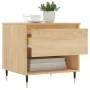 Mesa de centro madera de ingeniería roble Sonoma 50x46x50 cm de vidaXL, Mesas de centro - Ref: Foro24-830898, Precio: 36,14 €...