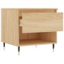Sonoma oak engineered wood coffee table 50x46x50 cm by vidaXL, Coffee table - Ref: Foro24-830898, Price: 36,14 €, Discount: %