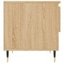 Mesa de centro madera de ingeniería roble Sonoma 50x46x50 cm