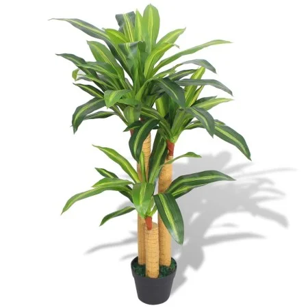 Artificial Dracaena plant with green pot 100 cm by vidaXL, artificial flora - Ref: Foro24-244451, Price: 52,93 €, Discount: %