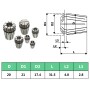 ER20 Collet Chuck 13pcs Turning Tools Set by vidaXL, Clamps and screws - Ref: Foro24-146722, Price: 41,32 €, Discount: %
