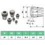 ER20 Collet Chuck 13pcs Turning Tools Set by vidaXL, Clamps and screws - Ref: Foro24-146722, Price: 40,58 €, Discount: %