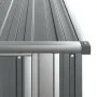 Garden shed gray galvanized steel 118.5x97x209.5 cm by vidaXL, Sheds - Ref: Foro24-150900, Price: 170,94 €, Discount: %