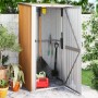 Cobertizo de jardín acero galvanizado marrón 118,5x97x209,5 cm de vidaXL, Cobertizos - Ref: Foro24-150902, Precio: 172,41 €, ...