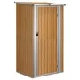Brauner Gartenschuppen aus verzinktem Stahl, 118,5 x 97 x 209,5 cm von vidaXL, Schuppen - Ref: Foro24-150902, Preis: 161,38 €...