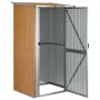 Brauner Gartenschuppen aus verzinktem Stahl, 118,5 x 97 x 209,5 cm von vidaXL, Schuppen - Ref: Foro24-150902, Preis: 161,38 €...