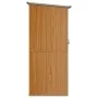 Brauner Gartenschuppen aus verzinktem Stahl, 118,5 x 97 x 209,5 cm von vidaXL, Schuppen - Ref: Foro24-150902, Preis: 161,38 €...