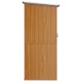 Cobertizo de jardín acero galvanizado marrón 118,5x97x209,5 cm de vidaXL, Cobertizos - Ref: Foro24-150902, Precio: 172,41 €, ...