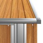 Cobertizo de jardín acero galvanizado marrón 118,5x97x209,5 cm de vidaXL, Cobertizos - Ref: Foro24-150902, Precio: 172,41 €, ...