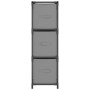 Steel storage cabinet with 3 gray fabric drawers 34x34x101cm by vidaXL, Lockers and storage cabinets - Ref: Foro24-337253, Pr...