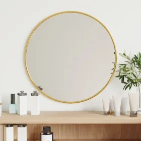 Goldener runder Wandspiegel Ø 40 cm von vidaXL, Spiegel - Ref: Foro24-348180, Preis: 35,61 €, Rabatt: %