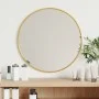 Golden round wall mirror Ø 40 cm by vidaXL, Mirrors - Ref: Foro24-348180, Price: 35,61 €, Discount: %