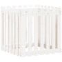 Jardinera diseño de valla madera maciza pino blanca 70x70x70 cm by vidaXL, Pots and planters - Ref: Foro24-832463, Price: 47,...