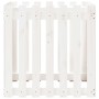 Jardinera diseño de valla madera maciza pino blanca 70x70x70 cm by vidaXL, Pots and planters - Ref: Foro24-832463, Price: 47,...