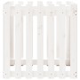 Jardinera diseño de valla madera maciza pino blanca 70x70x70 cm by vidaXL, Pots and planters - Ref: Foro24-832463, Price: 47,...