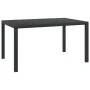 Mesa de jardín de aluminio y WPC negra 150x90x74 cm de vidaXL, Mesas de jardín - Ref: Foro24-42791, Precio: 211,99 €, Descuen...