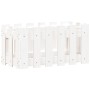 Jardinera diseño de valla madera maciza pino blanca 60x30x30 cm by vidaXL, Pots and planters - Ref: Foro24-832468, Price: 27,...