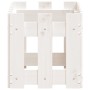 Jardinera diseño de valla madera maciza pino blanca 60x30x30 cm by vidaXL, Pots and planters - Ref: Foro24-832468, Price: 27,...
