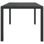 Mesa de jardín de aluminio y WPC negra 150x90x74 cm de vidaXL, Mesas de jardín - Ref: Foro24-42791, Precio: 211,99 €, Descuen...