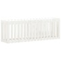 Arriate elevado jardín con valla madera pino blanco 200x50x70cm by vidaXL, Pots and planters - Ref: Foro24-832513, Price: 76,...