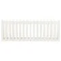 Arriate elevado jardín con valla madera pino blanco 200x50x70cm de vidaXL, Maceteros y jardineras - Ref: Foro24-832513, Preci...
