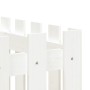 Arriate elevado jardín con valla madera pino blanco 200x50x70cm by vidaXL, Pots and planters - Ref: Foro24-832513, Price: 76,...