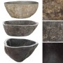 Lavabo ovalado piedra de río (37-46)x(29-36) cm