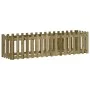 Arriate elevado jardín valla madera impregnada pino 200x50x50cm by vidaXL, Pots and planters - Ref: Foro24-832511, Price: 58,...