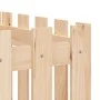 Arriate elevado jardín con valla madera maciza pino 200x50x50cm by vidaXL, Pots and planters - Ref: Foro24-832507, Price: 51,...